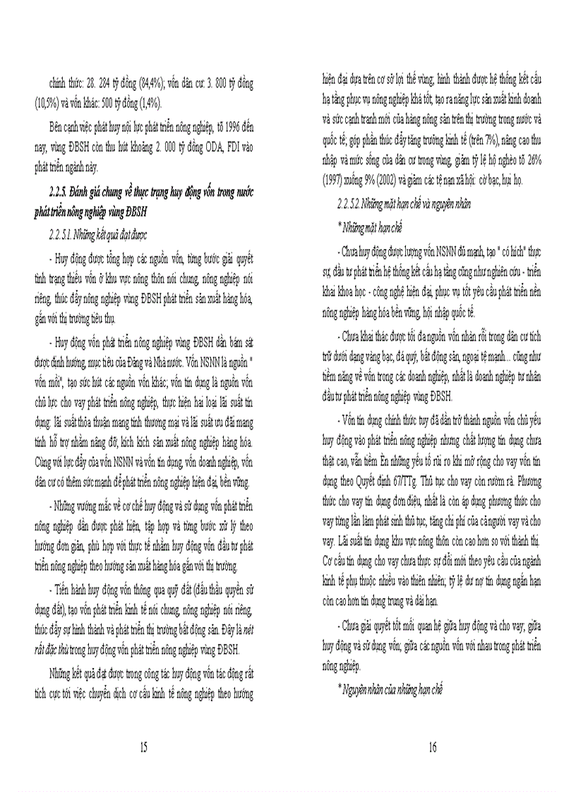 image for page Huy động vốn phát triển nông nghiệp vùng đồng bằng sông Hồng hiện nay