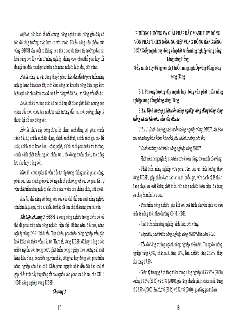 image for page Huy động vốn phát triển nông nghiệp vùng đồng bằng sông Hồng hiện nay