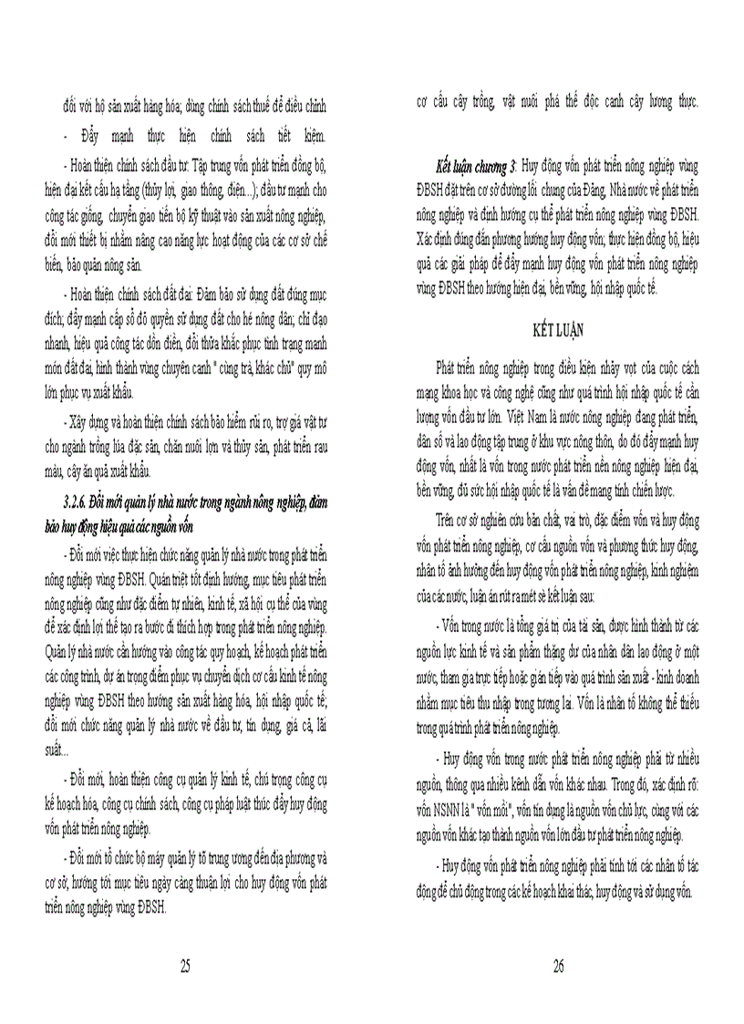 image for page Huy động vốn phát triển nông nghiệp vùng đồng bằng sông Hồng hiện nay