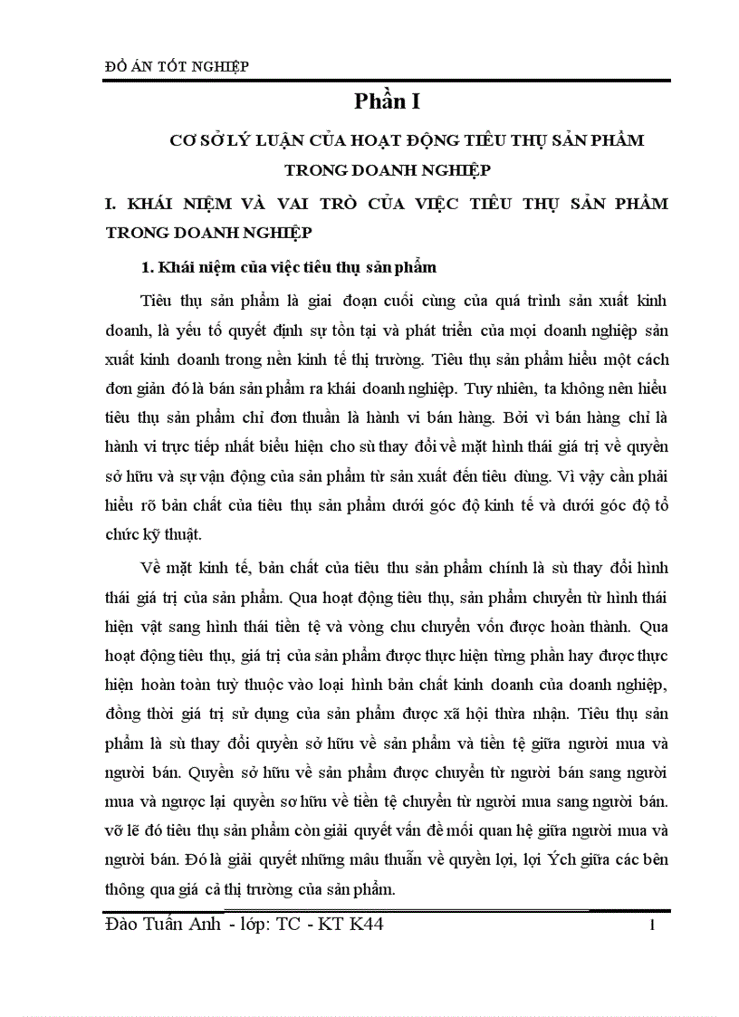 image for page Hoạt động tiêu thụ sản phẩm trong doanh nghiệp