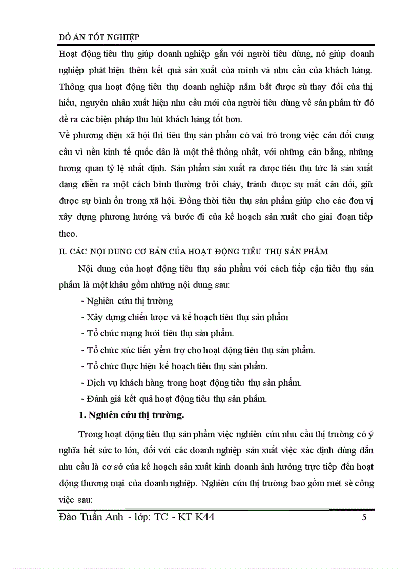 image for page Hoạt động tiêu thụ sản phẩm trong doanh nghiệp