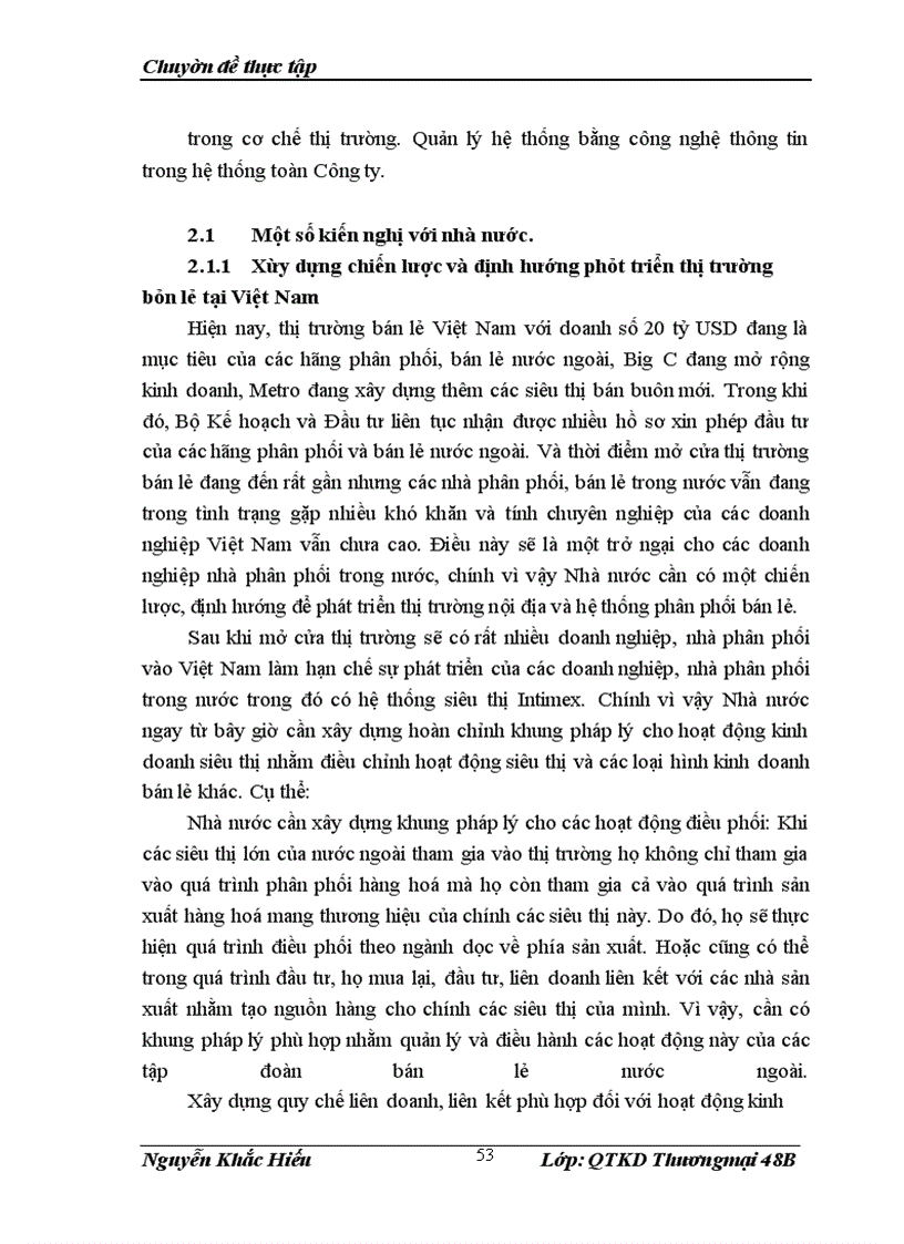 image for page Giải pháp phát triển chuỗi siêu thị INTIMEX tại công ty Cổ phần Intimex Việt Nam