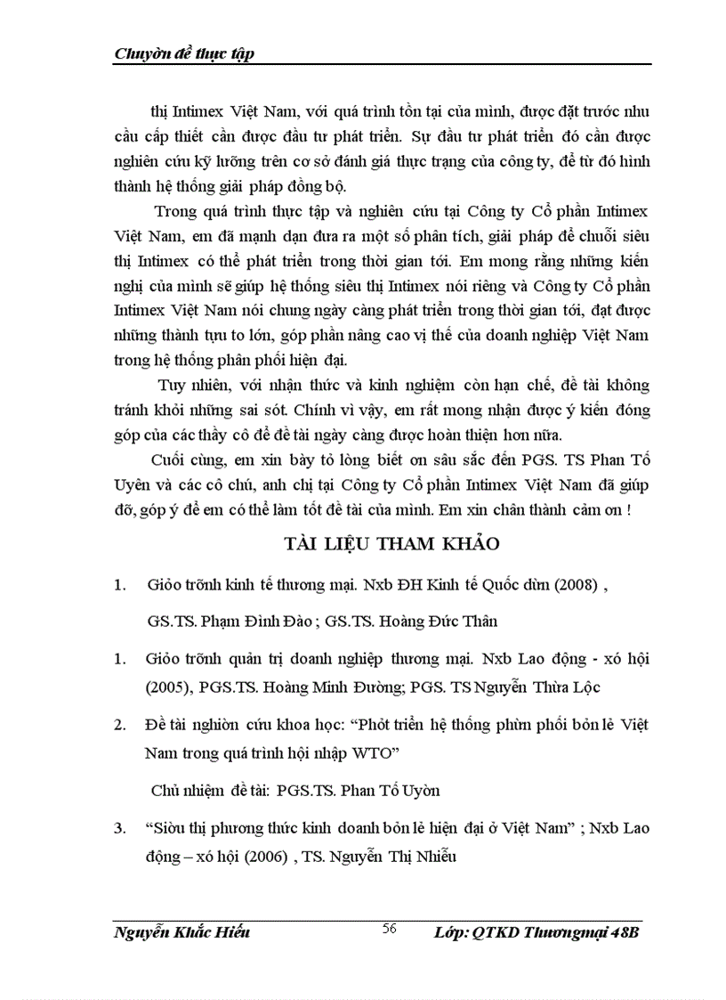 image for page Giải pháp phát triển chuỗi siêu thị INTIMEX tại công ty Cổ phần Intimex Việt Nam