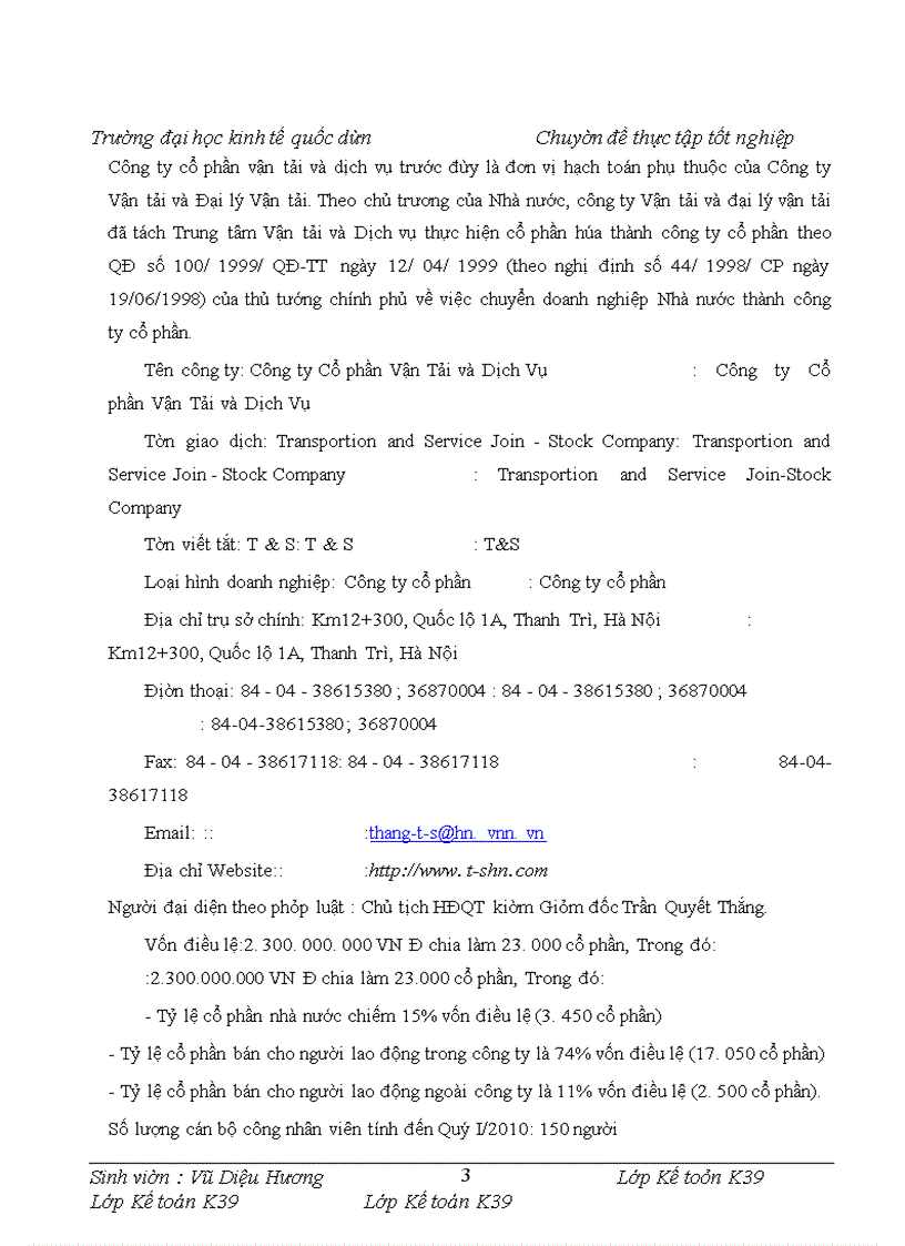 image for page Thực trạng Kế toán bán hàng và Xác định kết quả bán hàng tại Công ty Cổ phần Vận Tải và Dịch Vụ T&S