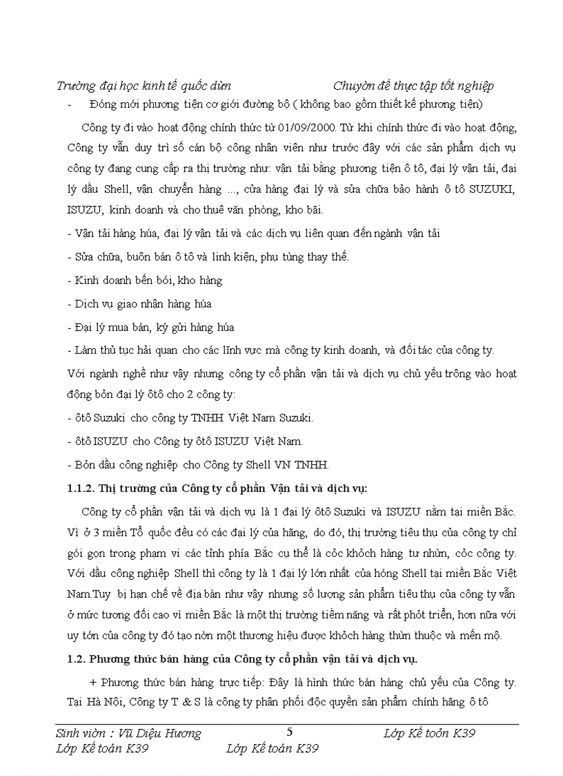image for page Thực trạng Kế toán bán hàng và Xác định kết quả bán hàng tại Công ty Cổ phần Vận Tải và Dịch Vụ T&S