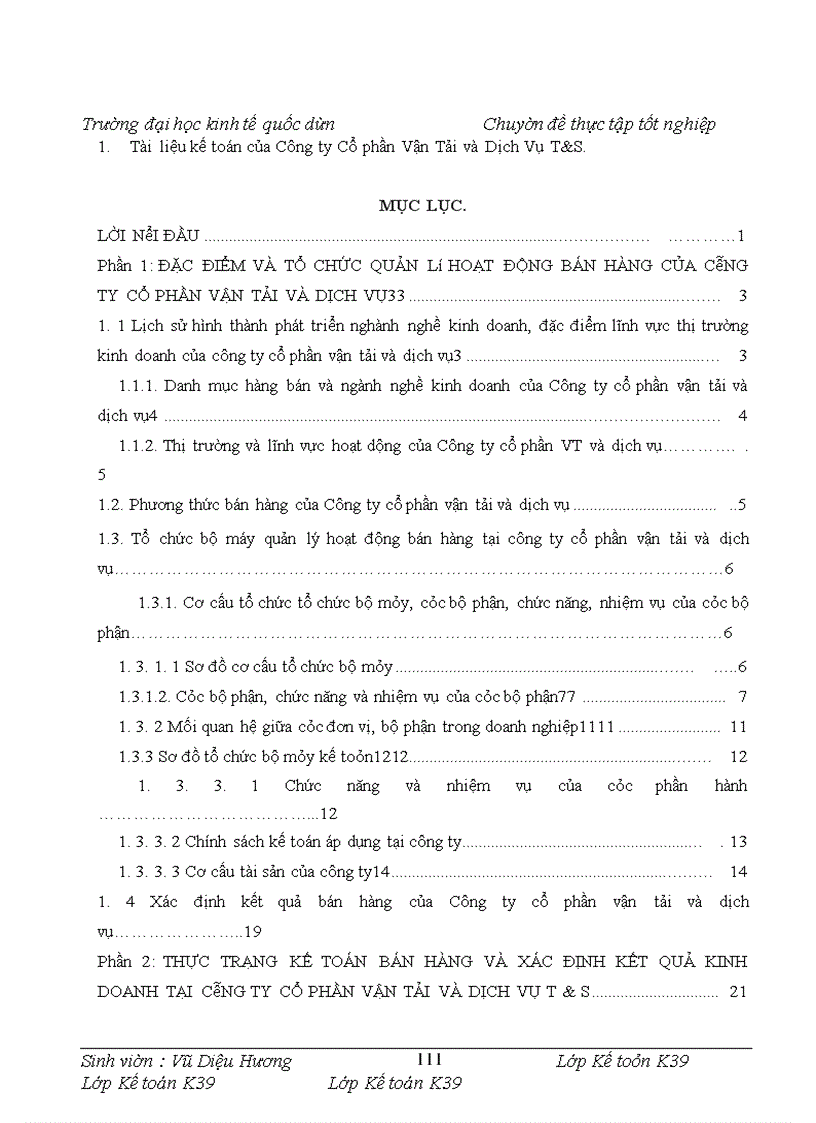image for page Thực trạng Kế toán bán hàng và Xác định kết quả bán hàng tại Công ty Cổ phần Vận Tải và Dịch Vụ T&S