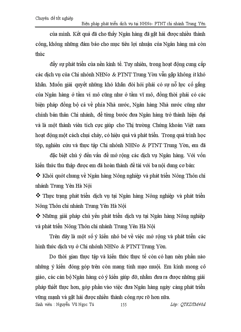 image for page Biện pháp phát triển dịch vụ tại Ngân hàng Nông nghiệp và phát triển Nông Thôn chi nhánh Trung Yên Hà Nội