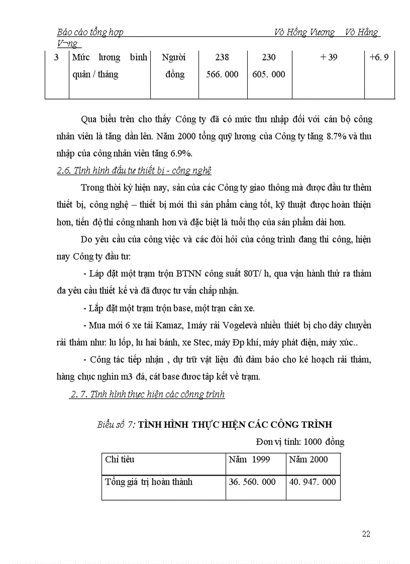image for page Đánh giá thực trạng tình sản xuất – kinh doanh của công ty công trình giao thông