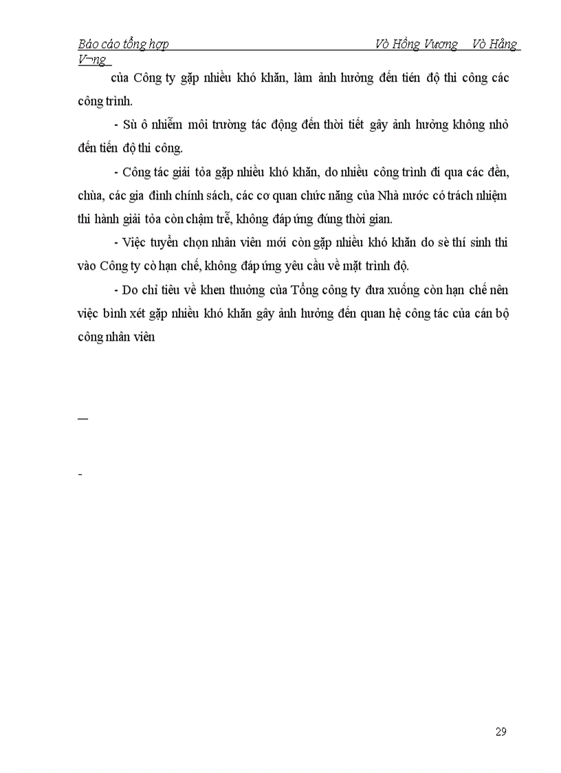 image for page Đánh giá thực trạng tình sản xuất – kinh doanh của công ty công trình giao thông