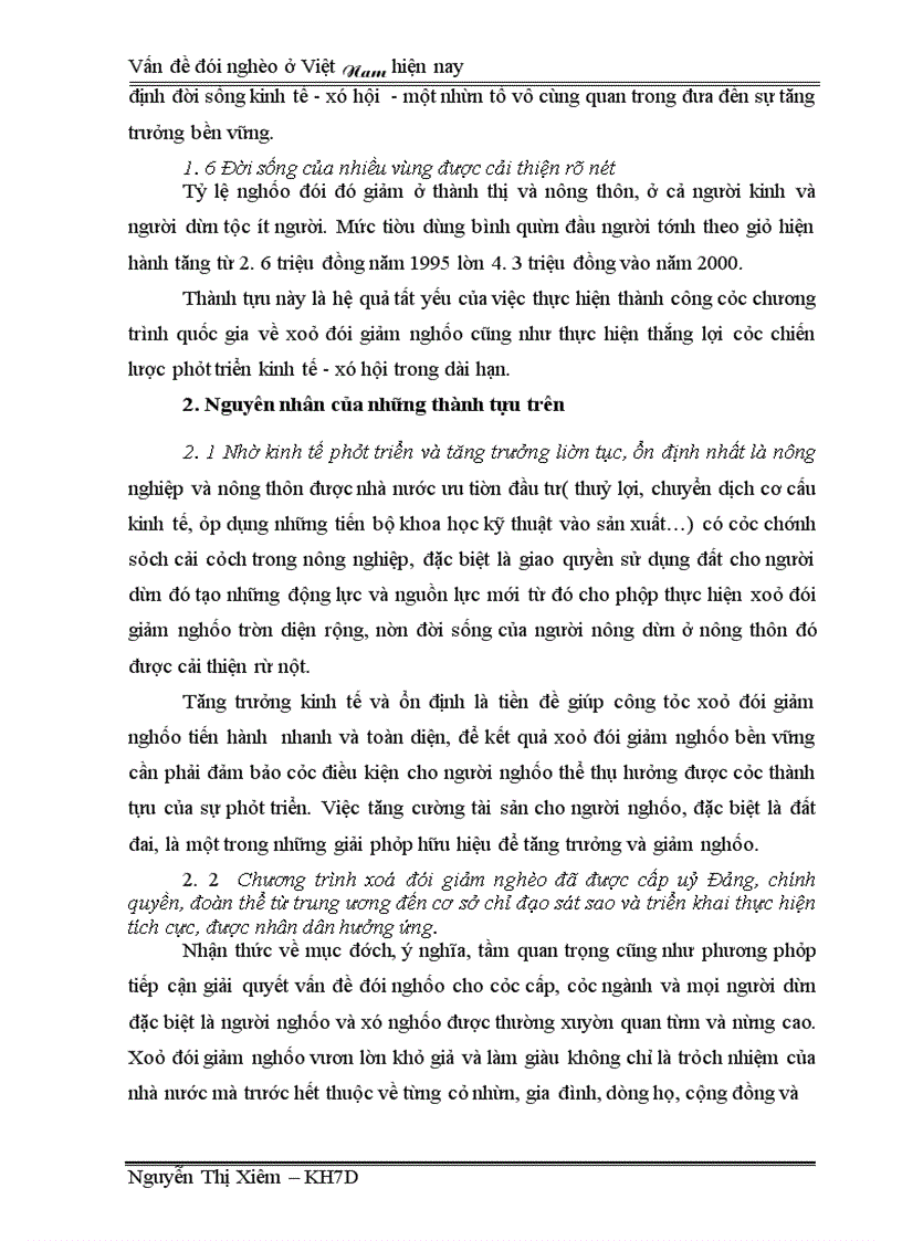 image for page Thực trạng đói nghèo của việt nam trong những năm qua và những giải pháp