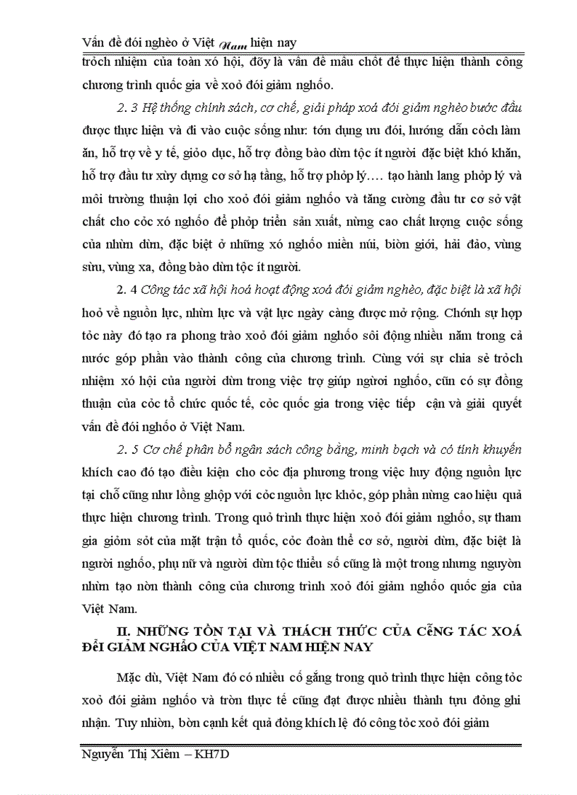 image for page Thực trạng đói nghèo của việt nam trong những năm qua và những giải pháp