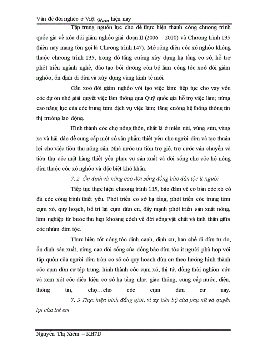 image for page Thực trạng đói nghèo của việt nam trong những năm qua và những giải pháp