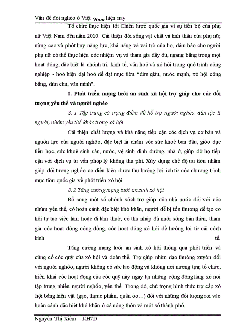 image for page Thực trạng đói nghèo của việt nam trong những năm qua và những giải pháp