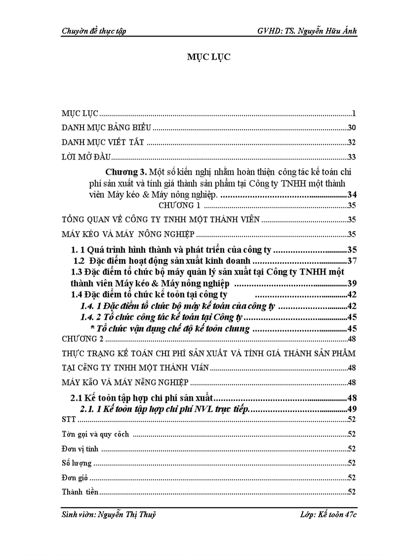 image for page Hoàn thiện công tác kế toán chi phí sản xuất và tính giá thành sản phẩm tại công ty tnhh một thành viên máy kéo và máy nông nghiệp