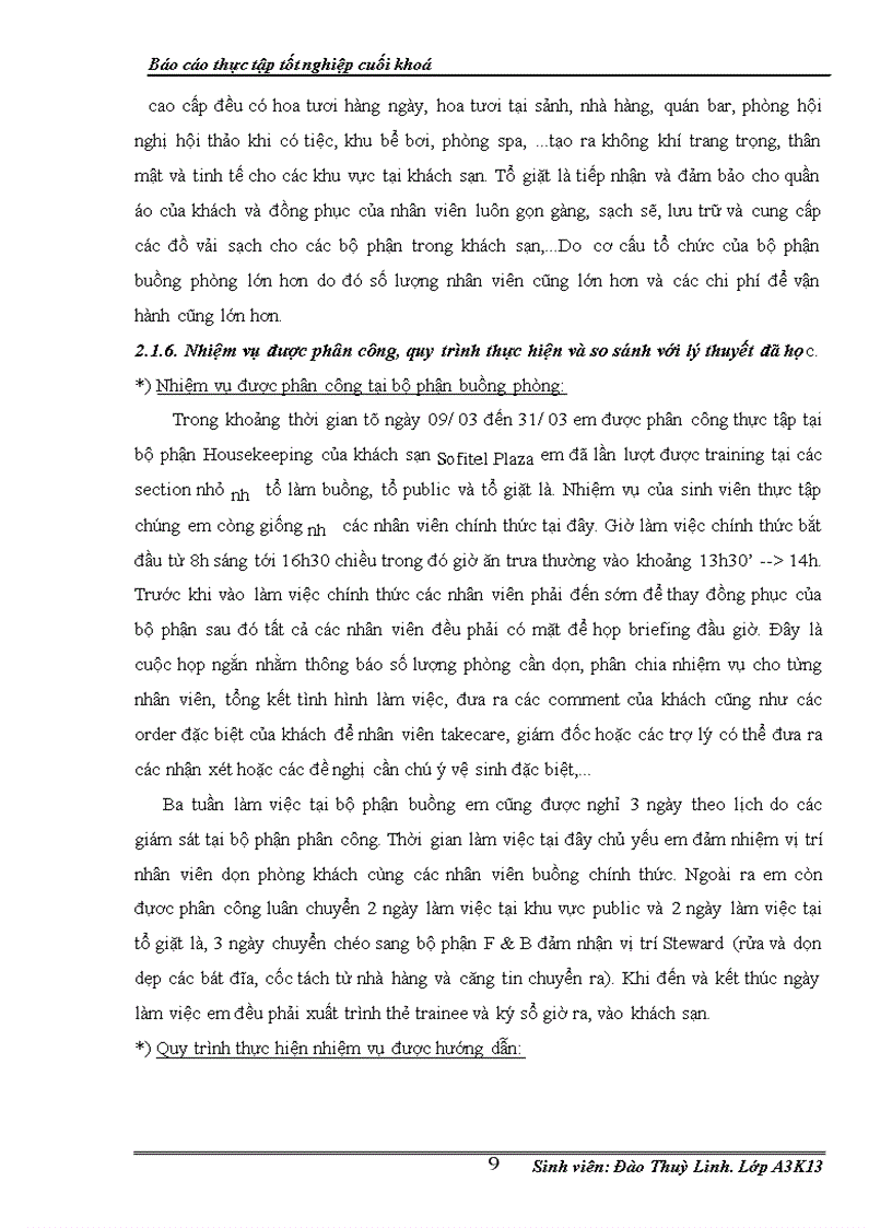 image for page Báo cáo tổng hợp: khách sạn Sofitel Plaza Hà Nội