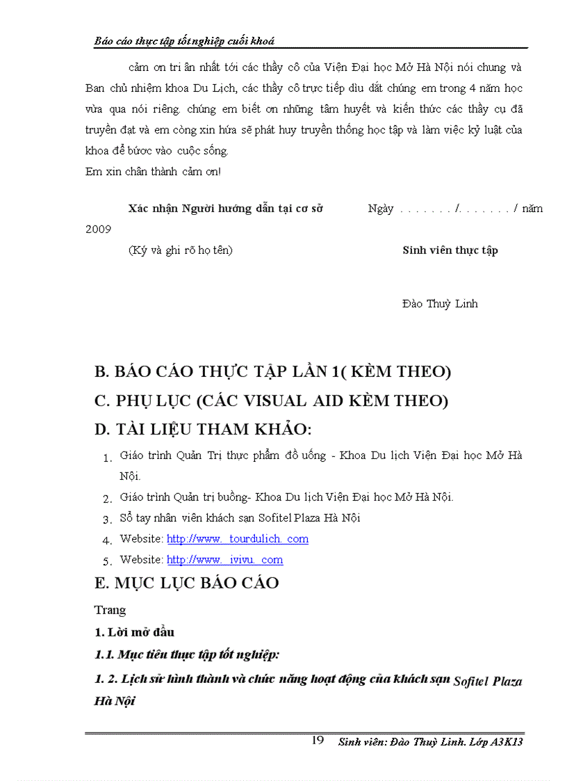 image for page Báo cáo tổng hợp: khách sạn Sofitel Plaza Hà Nội