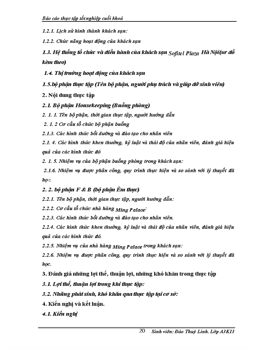 image for page Báo cáo tổng hợp: khách sạn Sofitel Plaza Hà Nội