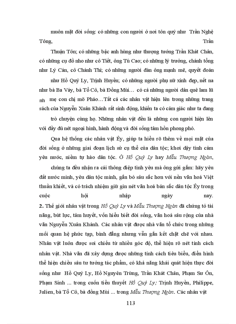 image for page Thế giới nhân vật trong tiểu thuyết Hồ Quý Ly và Mẫu Thượng Ngàn