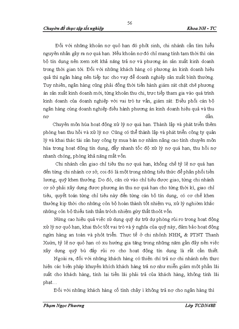 image for page Nâng cao chất lượng tín dụng tại NHNo & PTNT chi nhánh Thanh Xuân