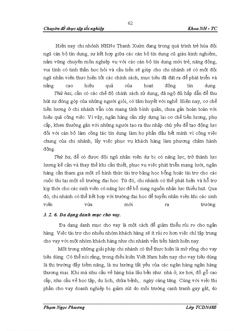 image for page Nâng cao chất lượng tín dụng tại NHNo & PTNT chi nhánh Thanh Xuân