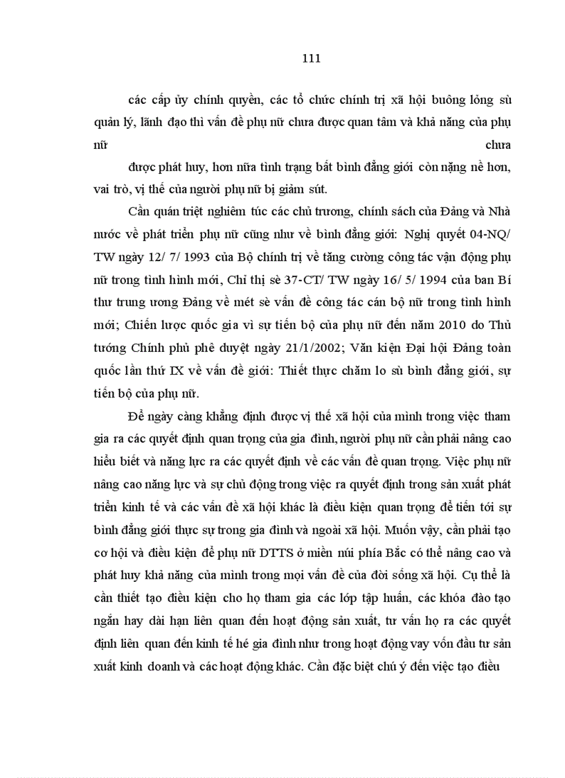image for page Phát huy tiềm năng của phụ nữ dân tộc thiểu số trong quá trình phát triển kinh tế - xã hội ở các tỉnh miền núi phía Bắc nước ta hiện nay