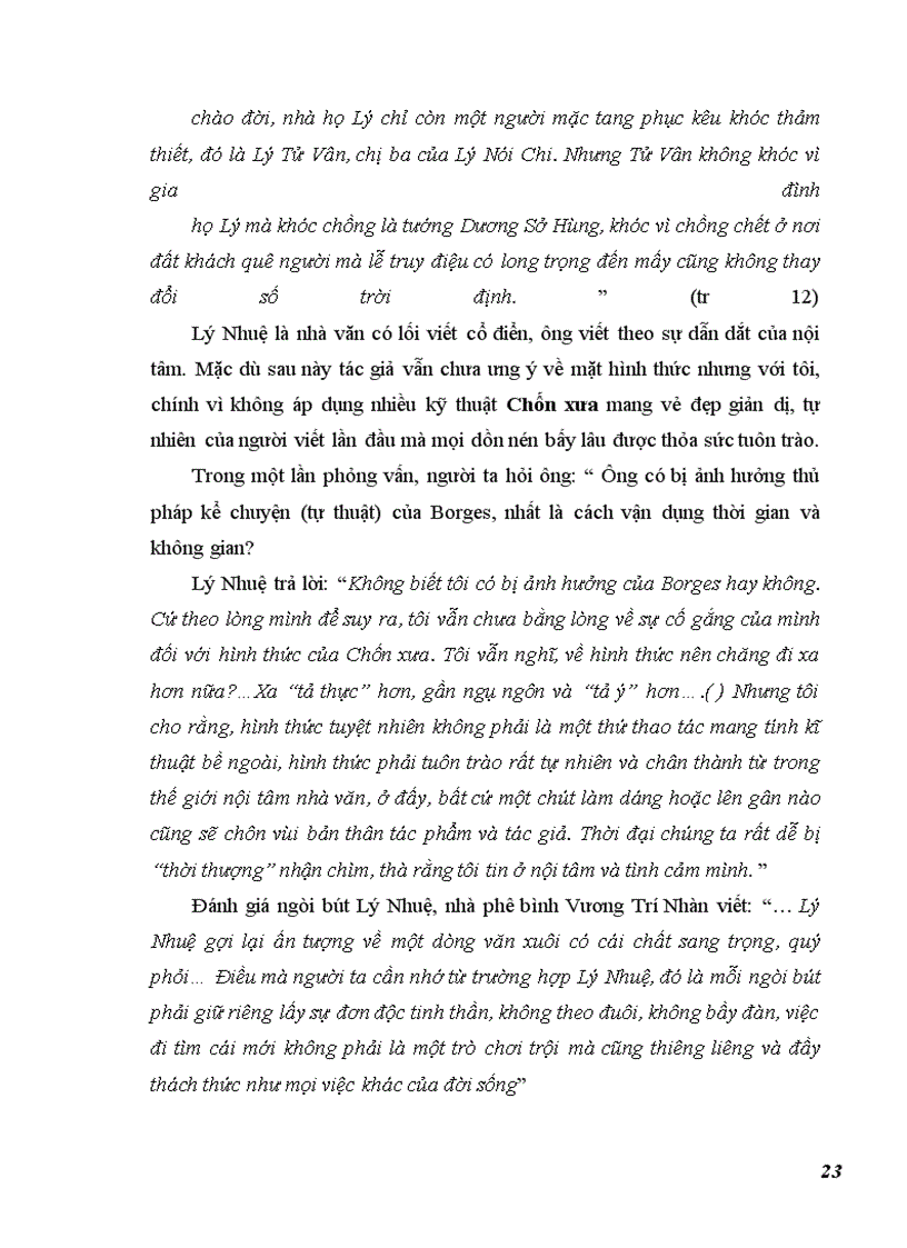 image for page Đánh giá ngòi bút Lý Nhuệ qua nhà phê bình Vương Trí Nhàn