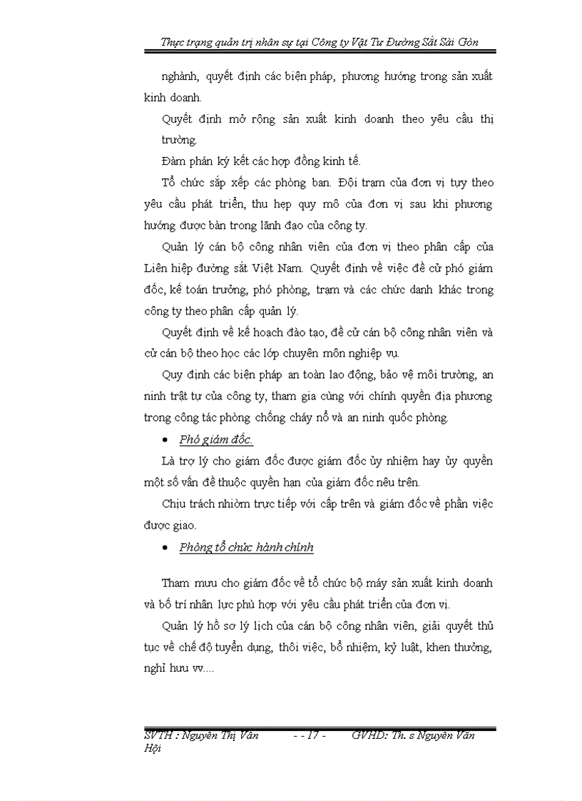 image for page Thực trạng về công tác quản trị nhân sự tại công ty Vật Tư Đường Sắt Sài Gòn