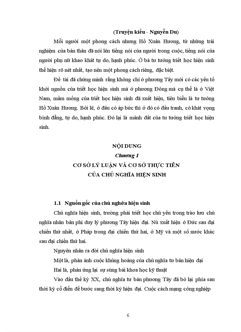 image for page Chủ nghĩa hiện sinh thể hiện trong Hồ Xuân Hương