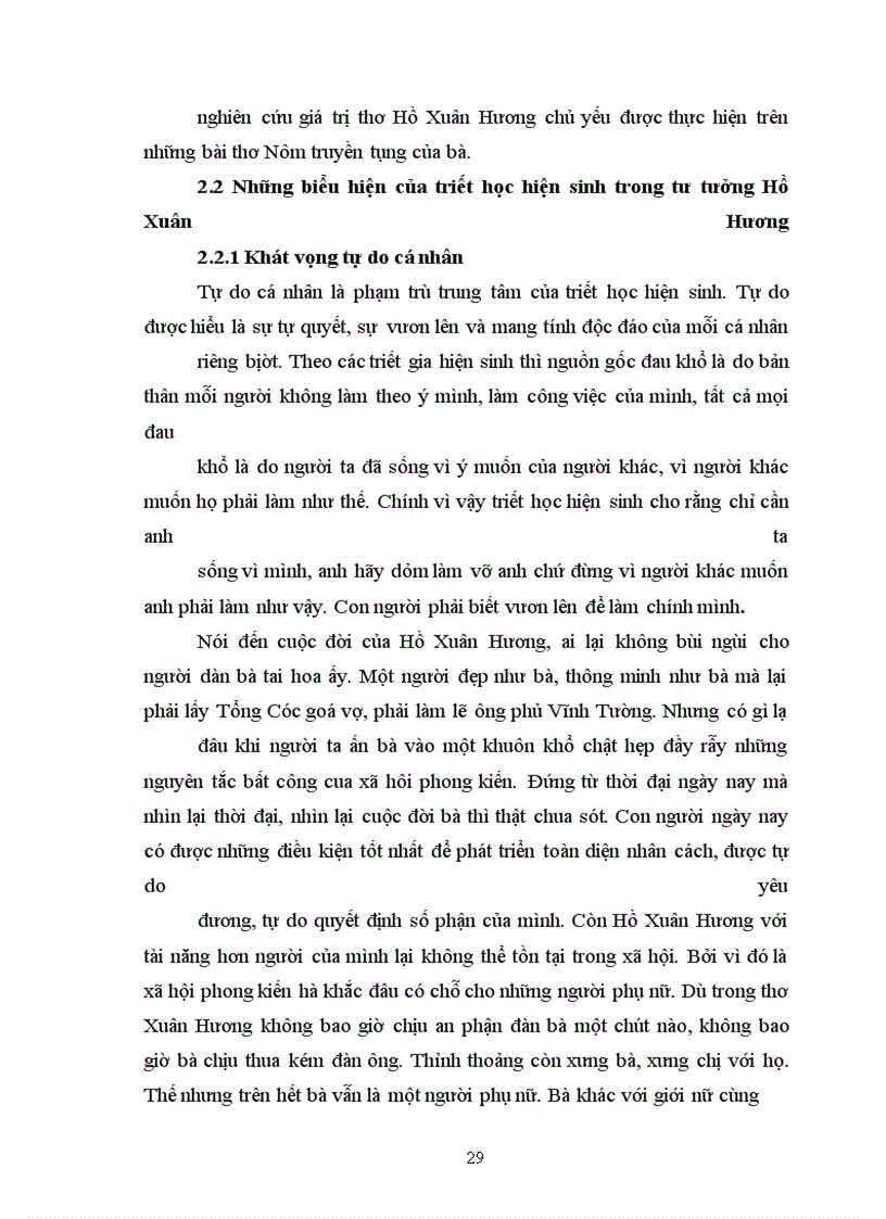 image for page Chủ nghĩa hiện sinh thể hiện trong Hồ Xuân Hương