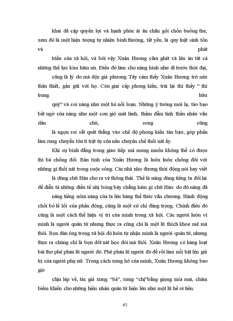 image for page Chủ nghĩa hiện sinh thể hiện trong Hồ Xuân Hương