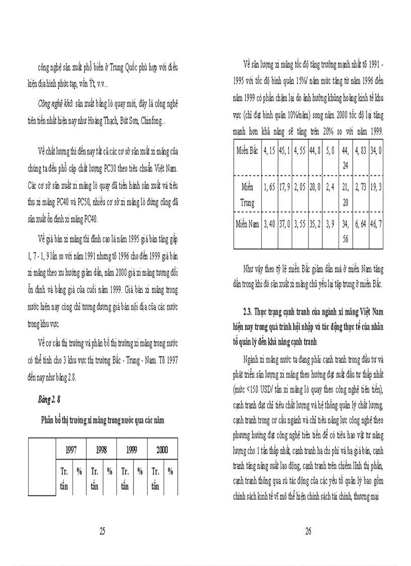 image for page Những giải pháp chủ yếu về quản lý nhằm nâng cao khả năng cạnh tranh trong quá trình hội nhập quốc tế của ngành công nghiệp xi măng Việt Nam trong thời gian tới