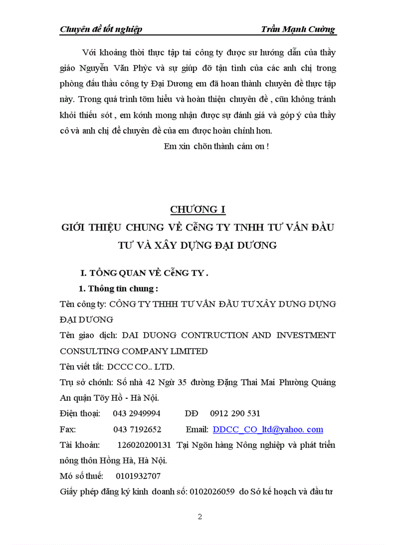 image for page Thực Trạng và Các Tiêu Chí Cạnh Tranh Trong Đấu Thầu Ở Công Ty TNHH Tư Vấn Đầu Tư và Xây Dựng Đại Dương