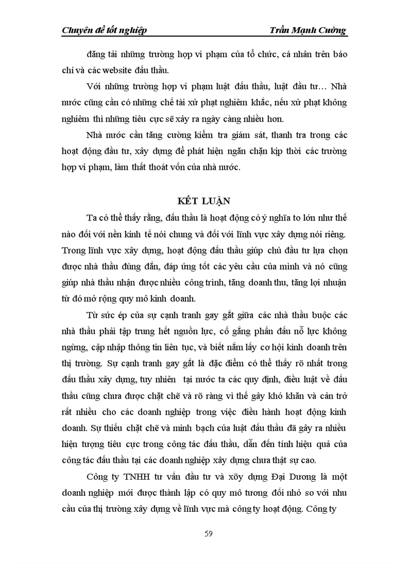 image for page Thực Trạng và Các Tiêu Chí Cạnh Tranh Trong Đấu Thầu Ở Công Ty TNHH Tư Vấn Đầu Tư và Xây Dựng Đại Dương