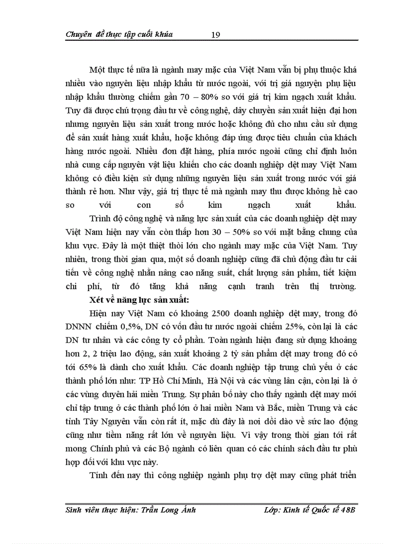 image for page Hoạt động xuất khẩu hàng dệt may Việt Nam sang thị trường EU