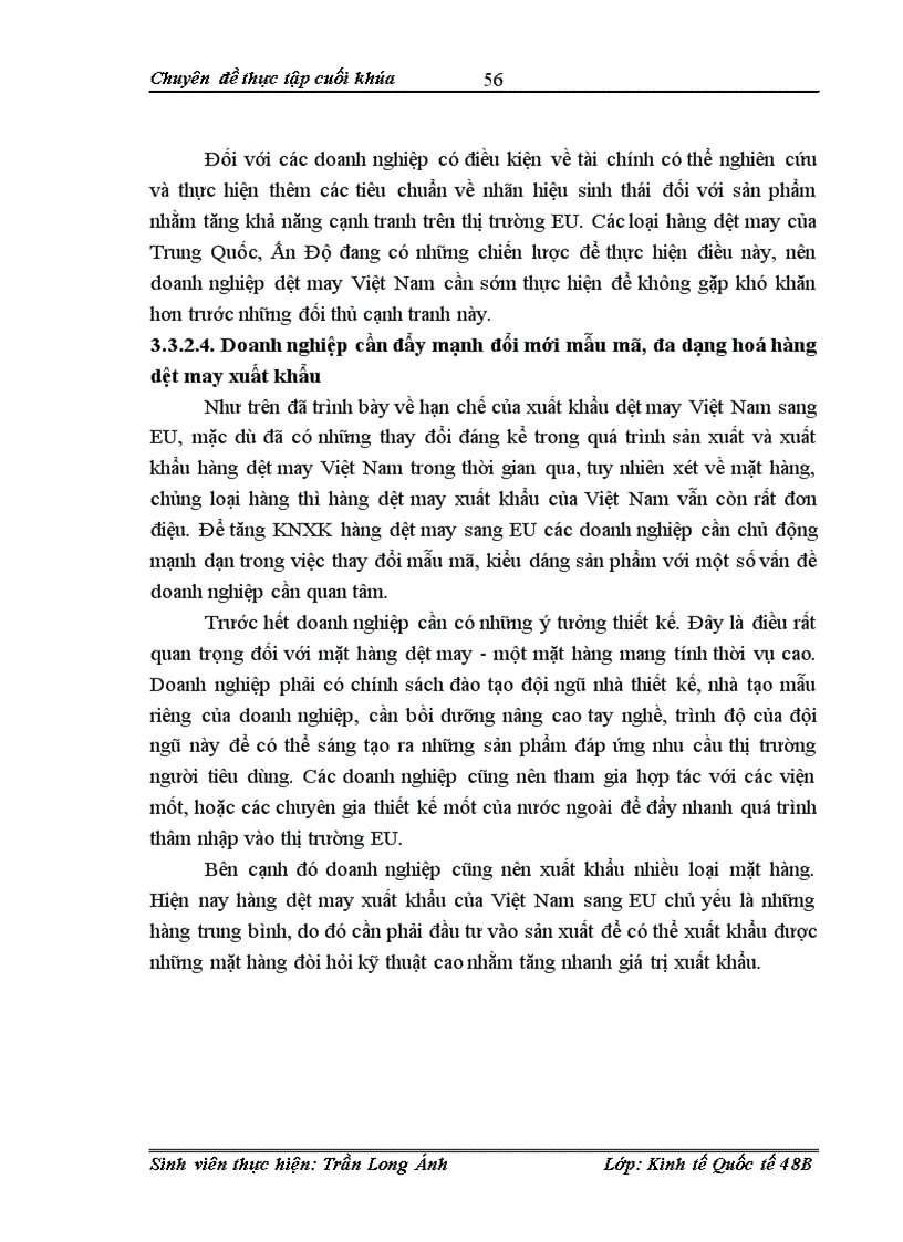 image for page Hoạt động xuất khẩu hàng dệt may Việt Nam sang thị trường EU