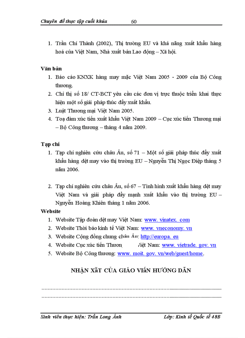 image for page Hoạt động xuất khẩu hàng dệt may Việt Nam sang thị trường EU