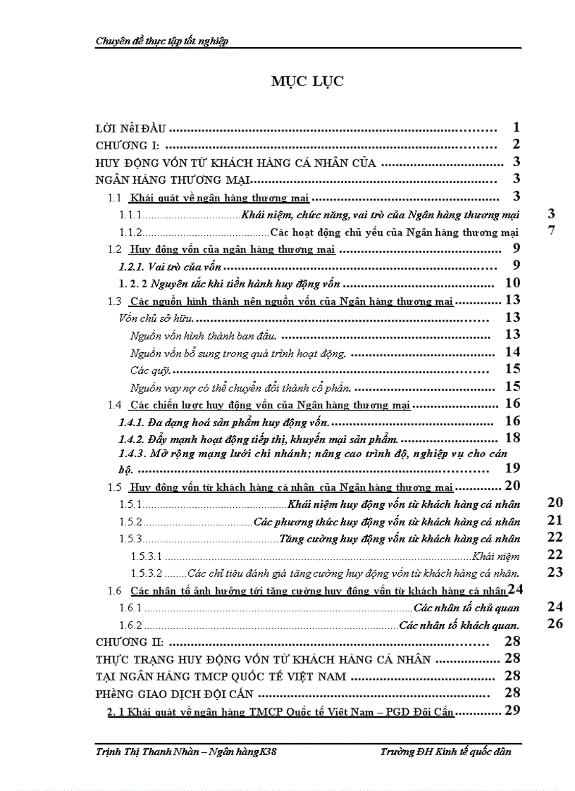 image for page Tăng cường huy động vốn từ khách hàng cá nhân tại Ngân hàng TMCP Quốc tế Việt Nam – Phòng giao dịch Đội Cấn.