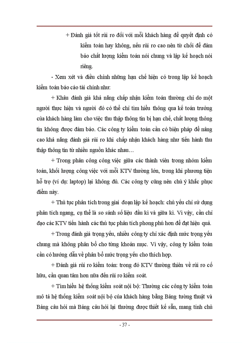 image for page Lập kế hoạch kiểm toán trong kiểm toán Báo cáo tài chính ở các công ty kiểm toán độc lập tại Việt Nam