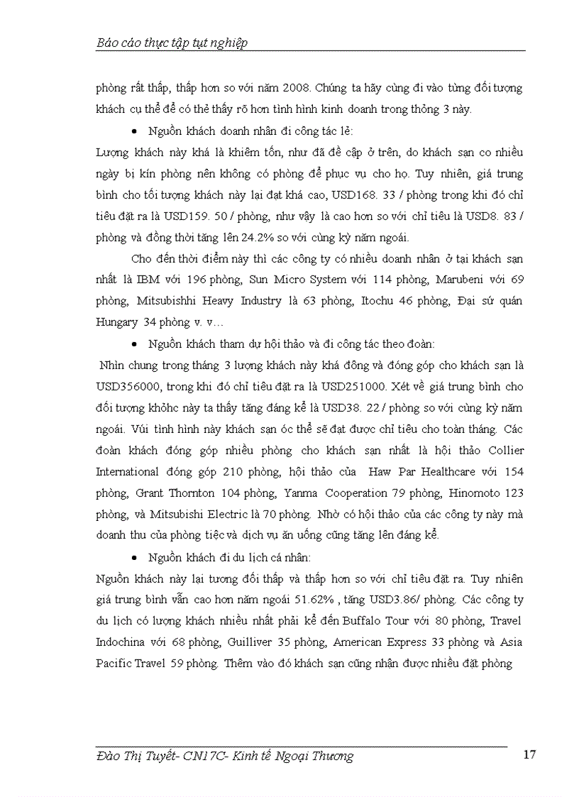 image for page Thực trạng kinh doanh ở khách sạn Sofitel Plaza Hanoi