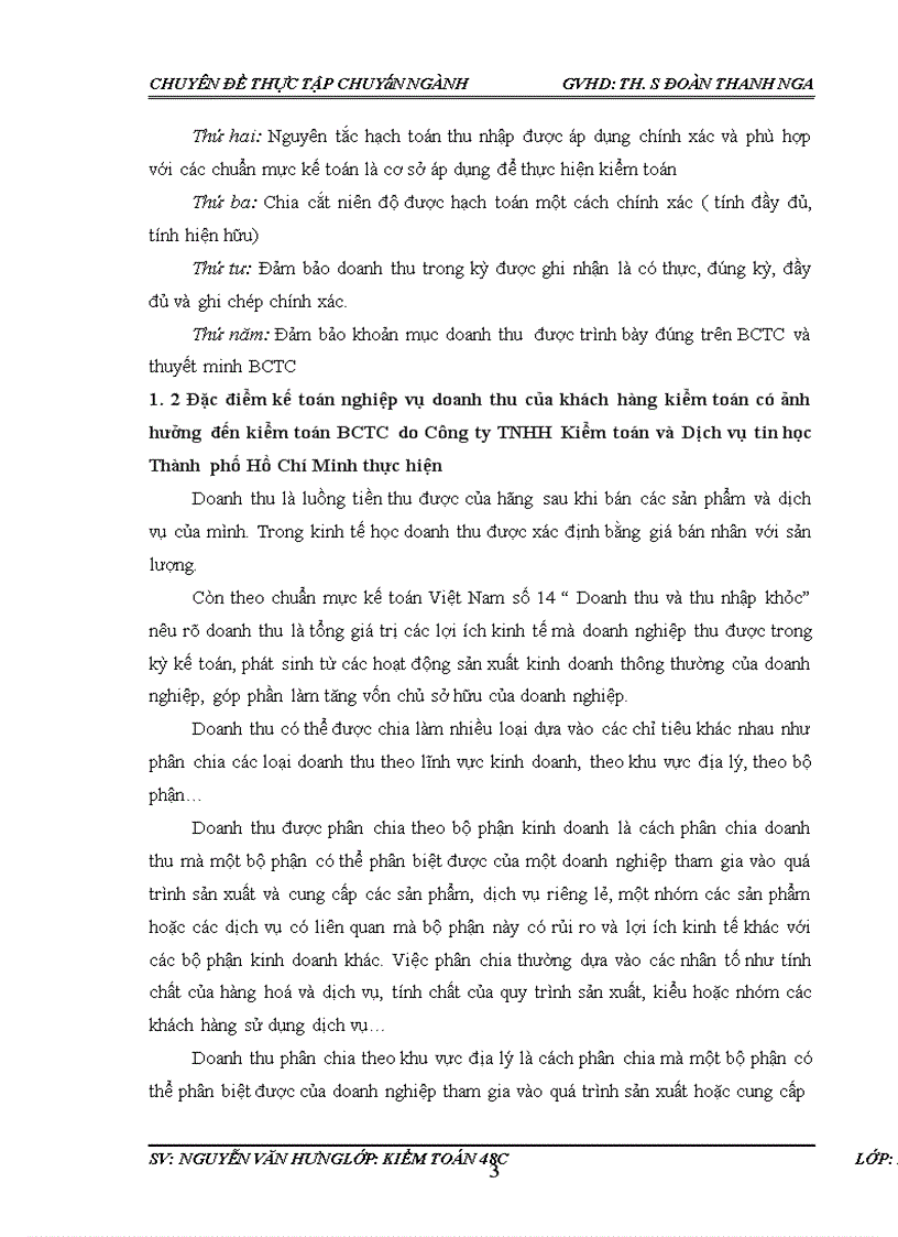 image for page Hoàn thiện quy trình kiểm toán khoản mục doanh thu trong kiểm toán Báo cáo tài chính do Công ty Trách nhiệm hữu hạn Kiểm toán và Dịch vụ Tin học Thành phố Hồ Chí Minh thực hiện