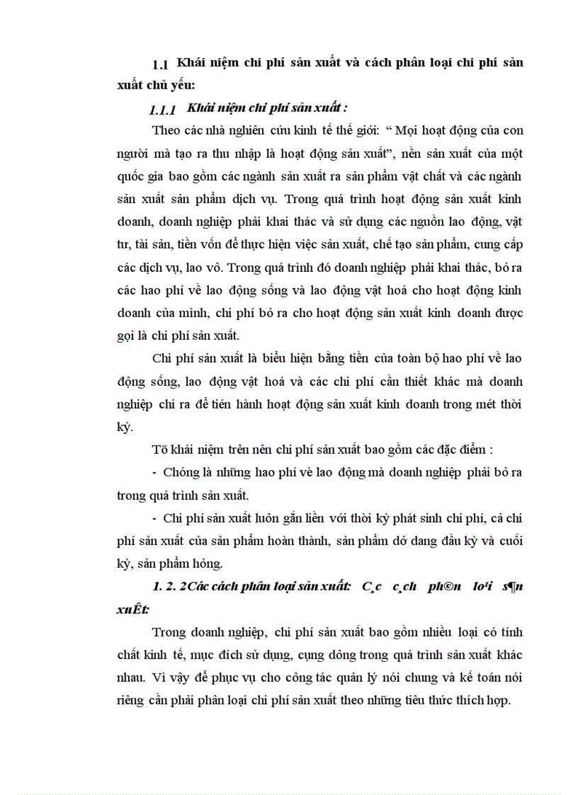 image for page Các vấn đề chung về chi phí sản xuất và giá thành sản phẩm