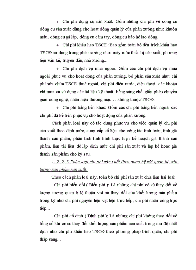 image for page Các vấn đề chung về chi phí sản xuất và giá thành sản phẩm