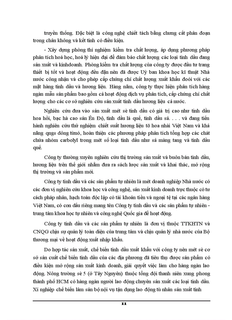 image for page Môi trường kinh doanh của công ty tinh dầu và các sản phẩm tự nhiên