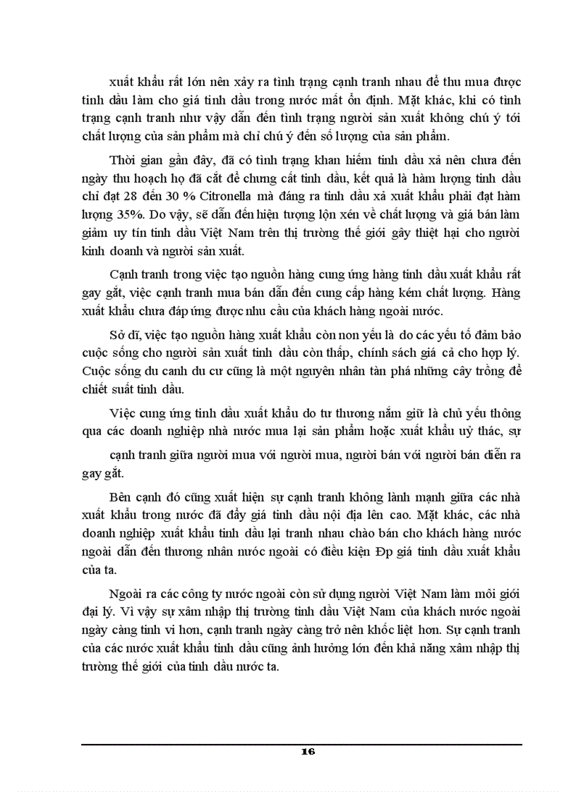 image for page Môi trường kinh doanh của công ty tinh dầu và các sản phẩm tự nhiên