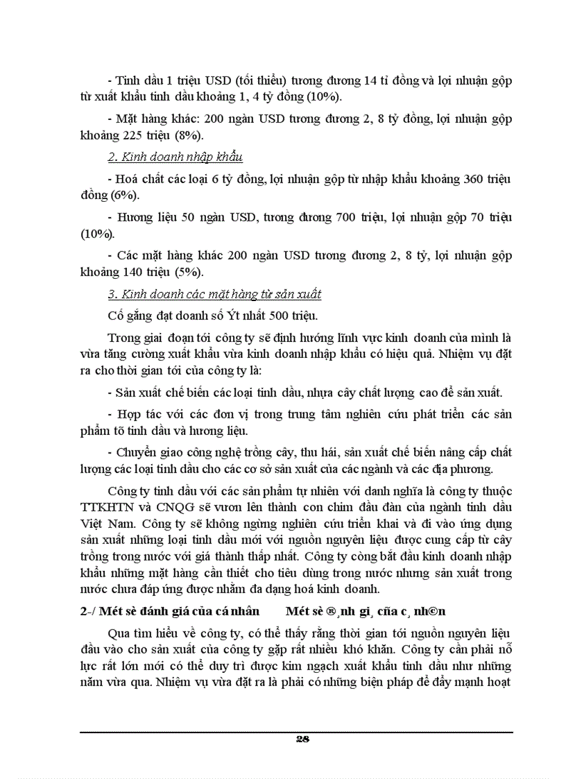 image for page Môi trường kinh doanh của công ty tinh dầu và các sản phẩm tự nhiên