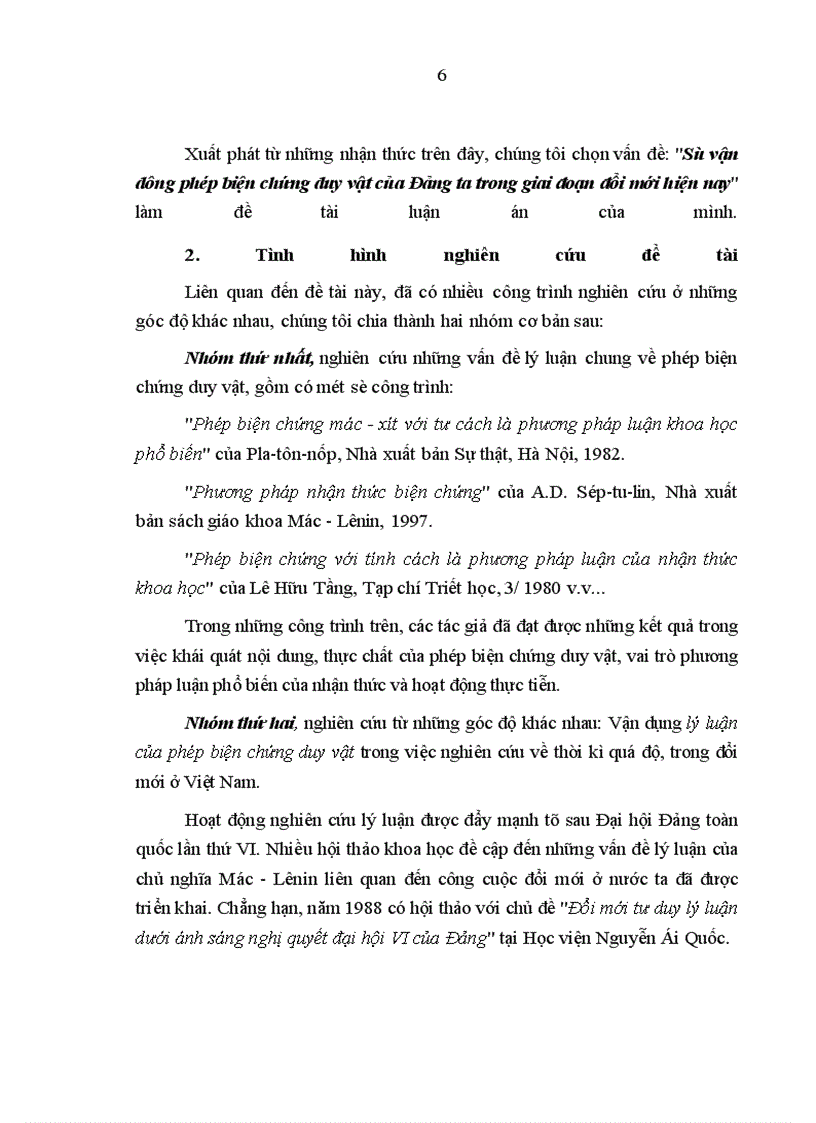 image for page Những vấn đề lý luận của chủ nghĩa Mác - Lênin liên quan đến công cuộc đổi mới ở nước ta đã được triển khai