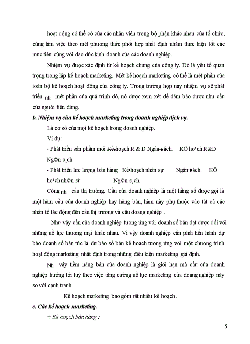 image for page Hiện trạng Marketing trong doanh nghiệp dịch vụ