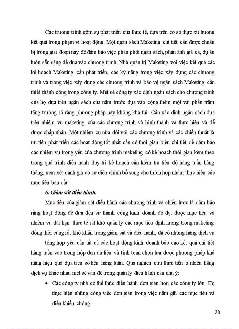 image for page Hiện trạng Marketing trong doanh nghiệp dịch vụ