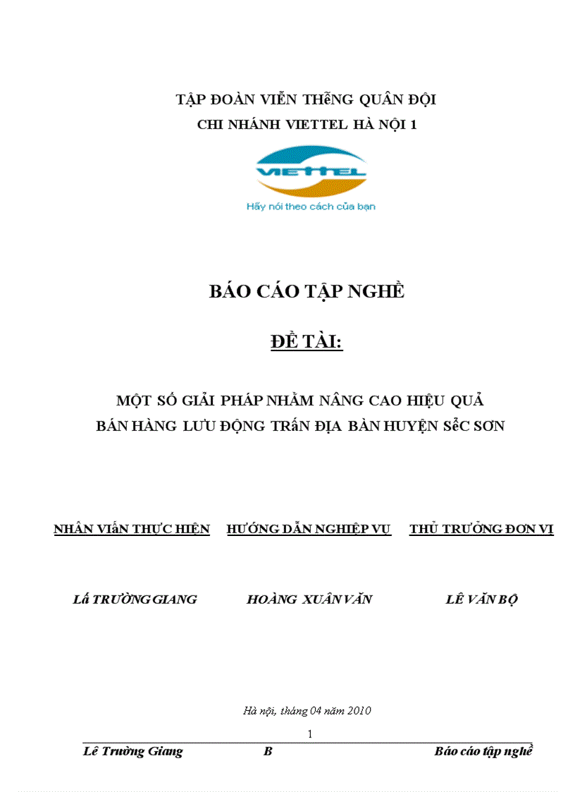 image for page Một số giải pháp nhằm năng cao hiệu quả bán hàng lưu động trên địa bàn trên địa bàn Sóc Sơn