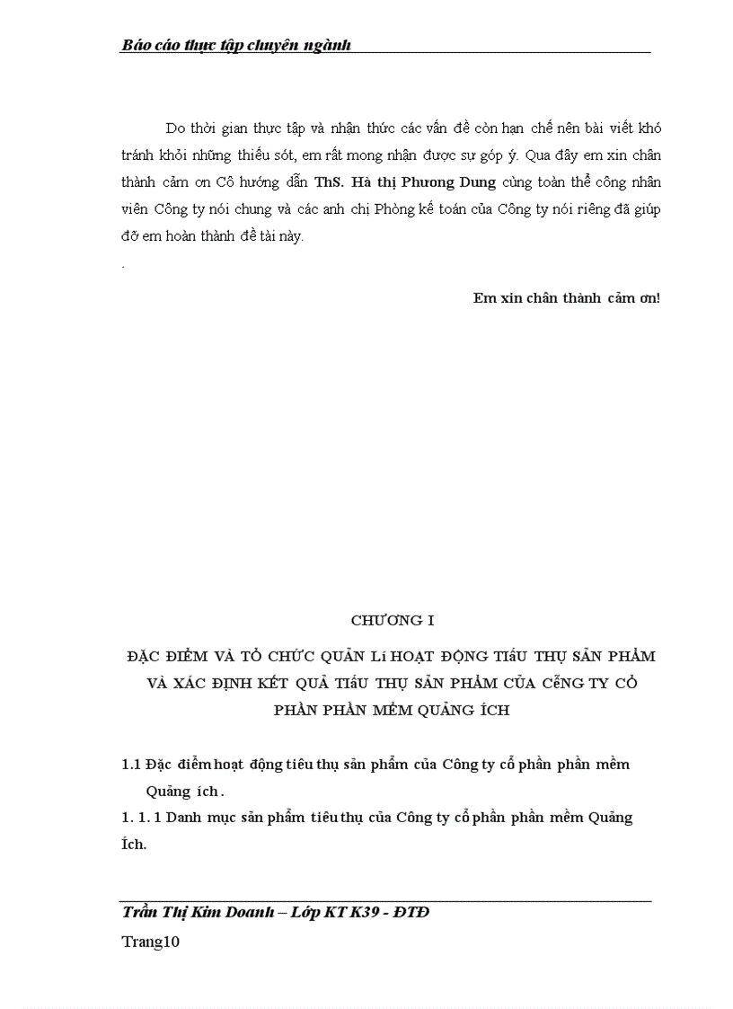 image for page Kế toán thành phẩm và xác định kết quả tiêu thụ tại Công ty cổ phần phần mềm Quảng Ích